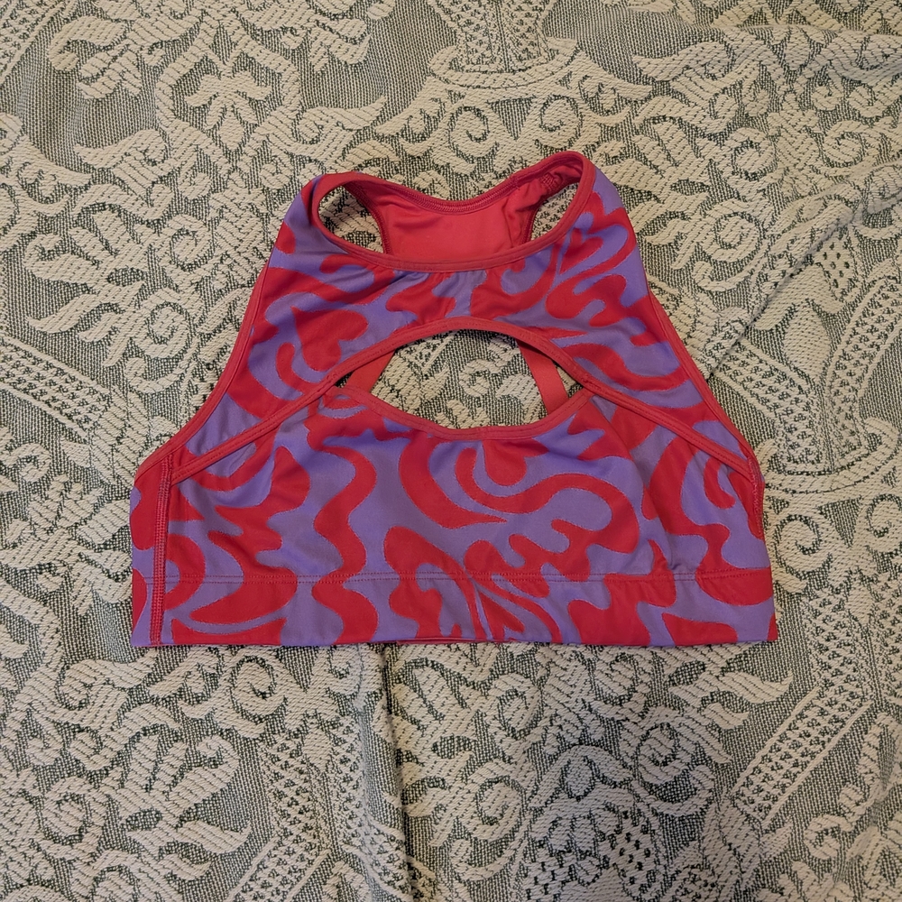 Savage X Fenty Pink and Purple Sports Bra